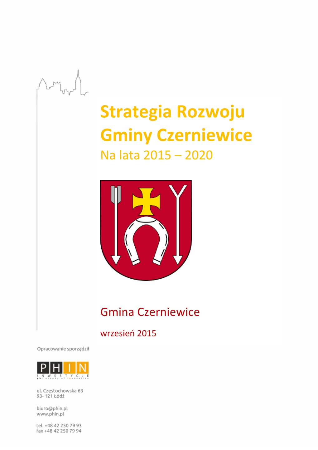 Strategia Rozwoju Gminy Czerniewice Na Lata 2015 – 2020