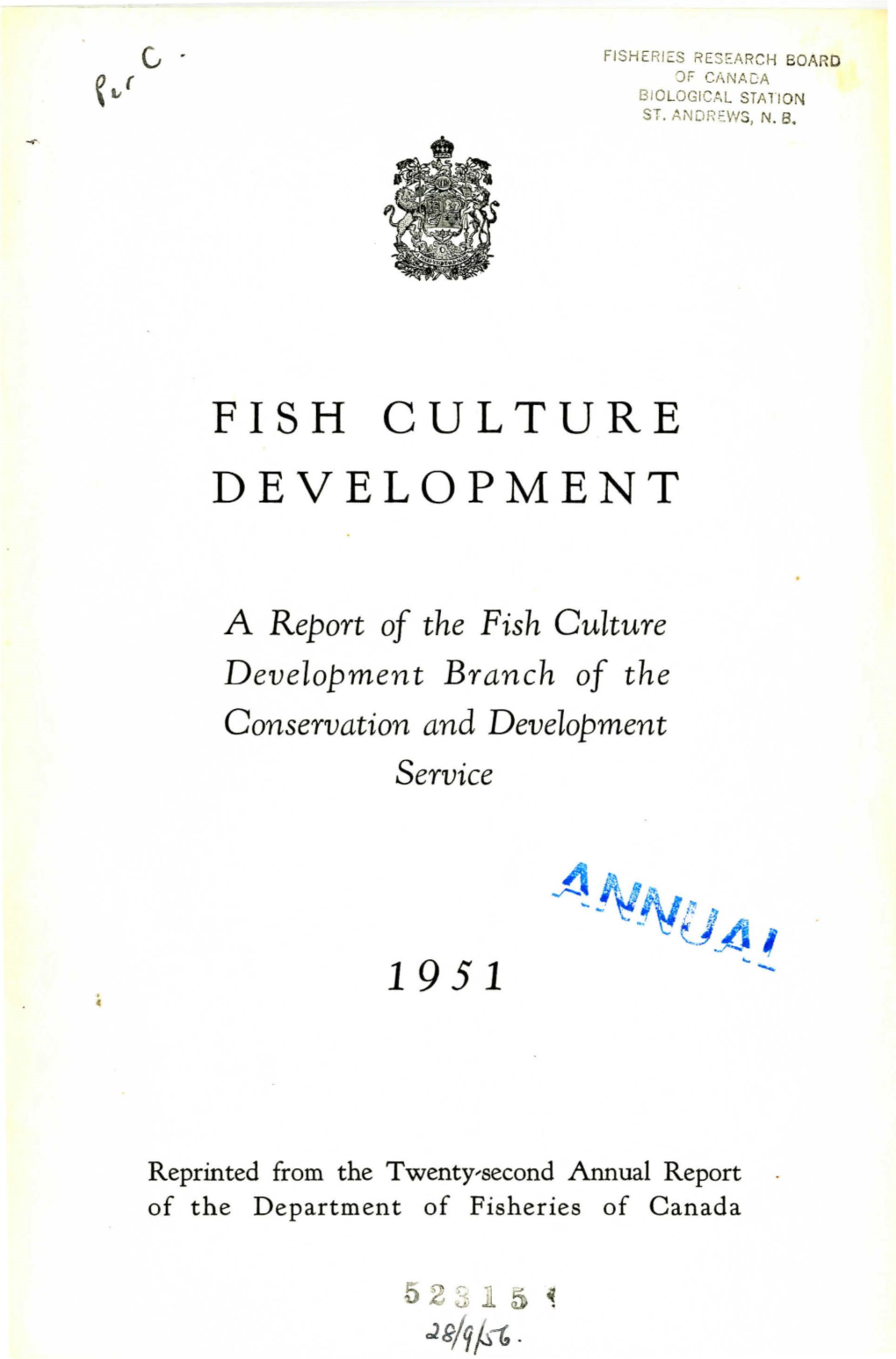 Fish Culture Development