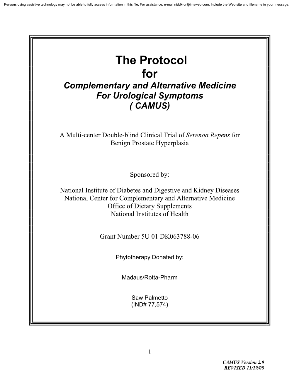 CAMUS Protocol