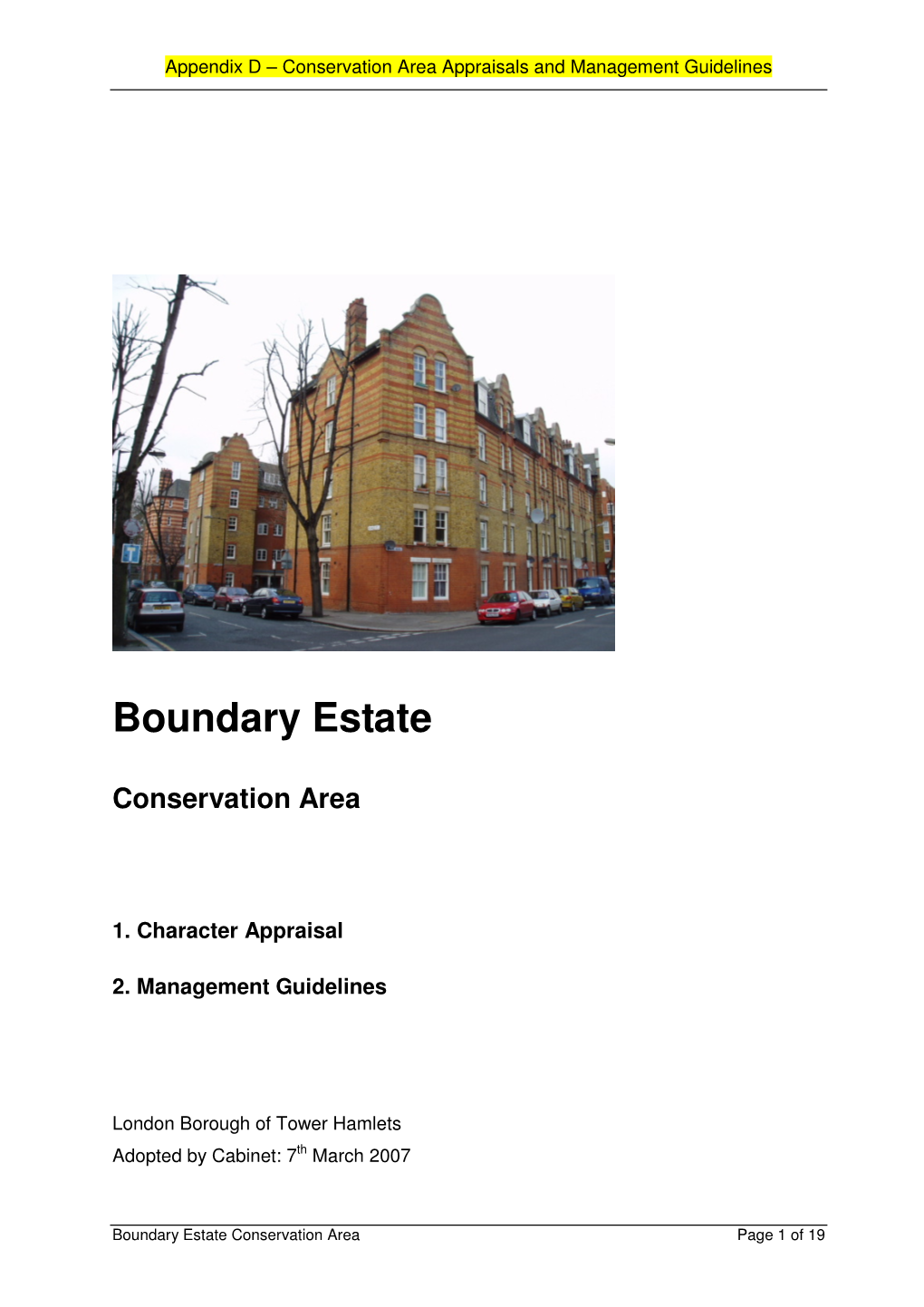 Boundary Estate