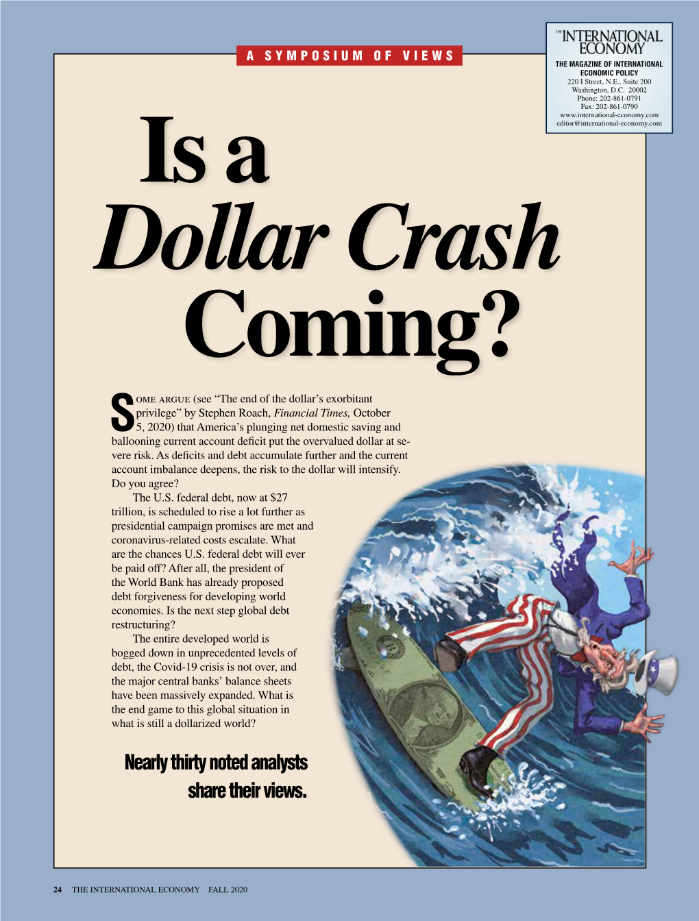 Is a Dollar Crash Coming?