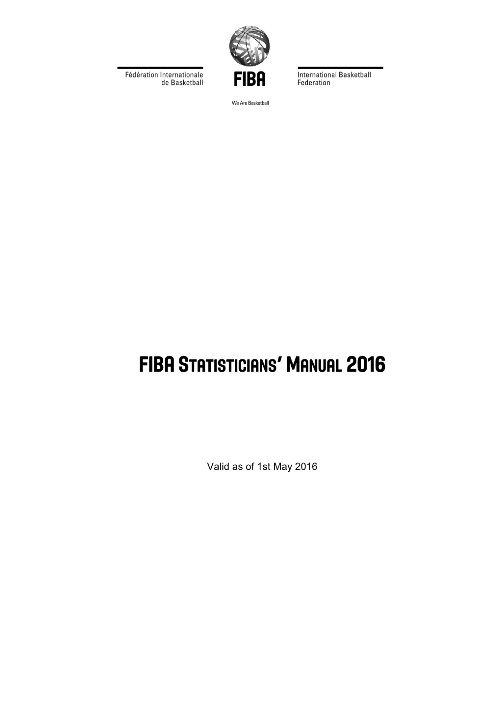 Fibastatisticians'manual 2016