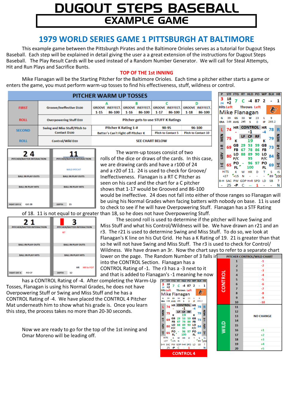 Dugout Steps Baseball Example Game