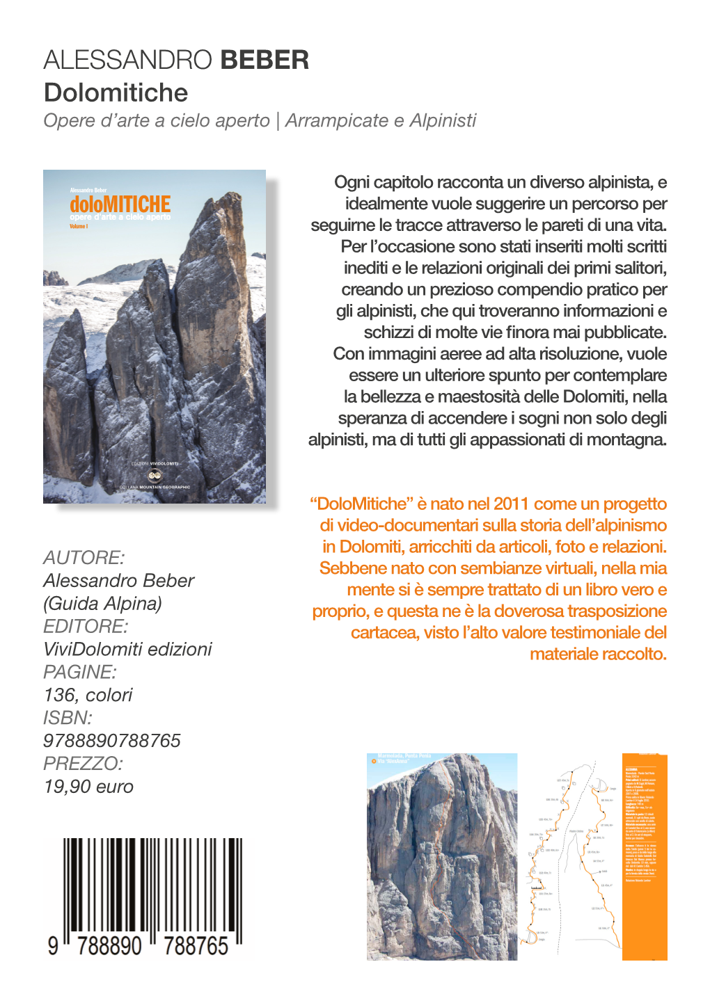 ALESSANDRO BEBER Dolomitiche Opere D’Arte a Cielo Aperto | Arrampicate E Alpinisti