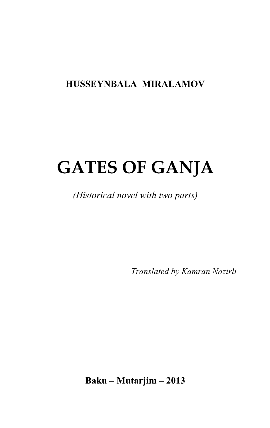 Gates of Ganja