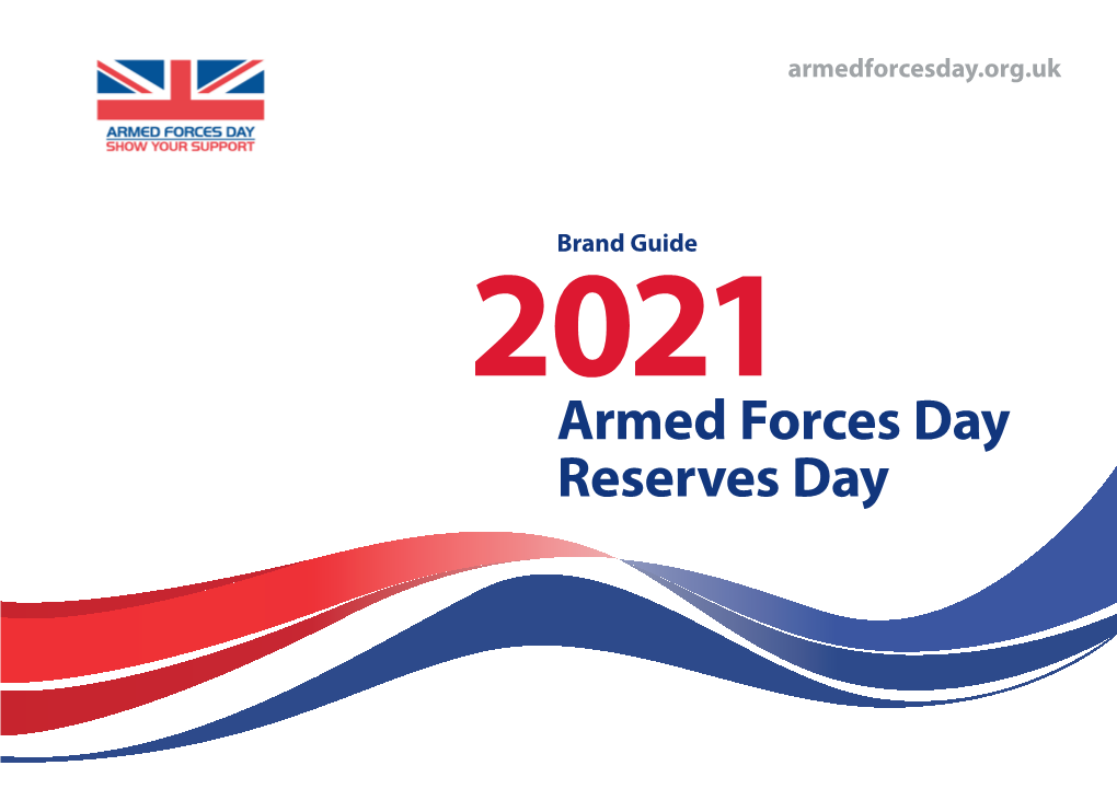 Armed Forces Day 2021 Brand Guide