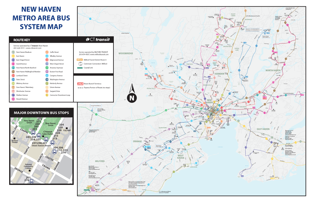 New Haven Metro Area Bus System