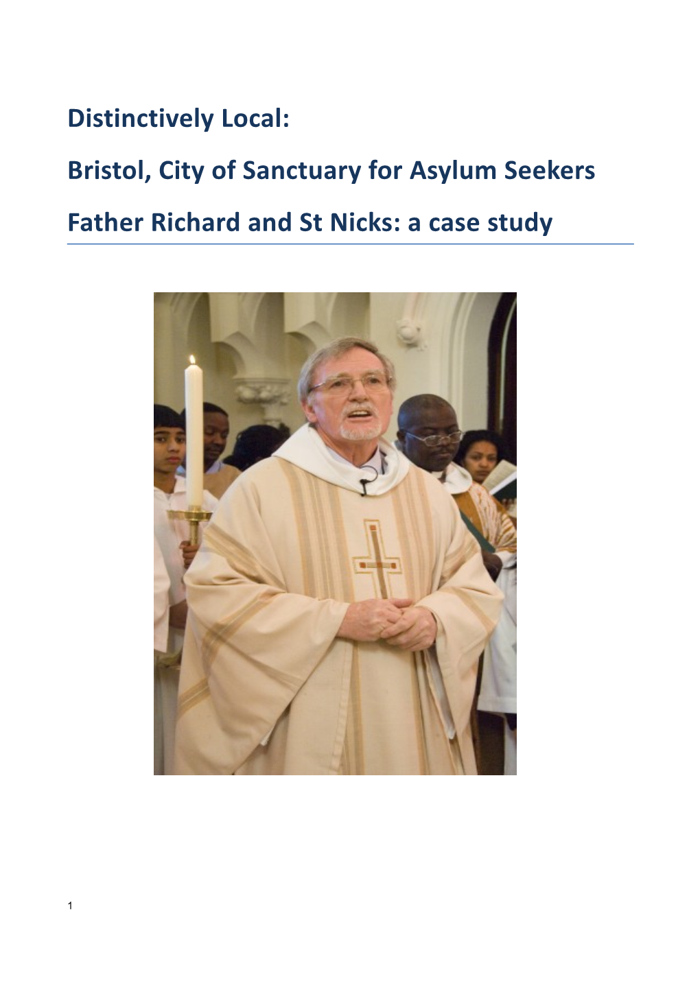 Bristol, City of Sanctuary for Asylum Seekers