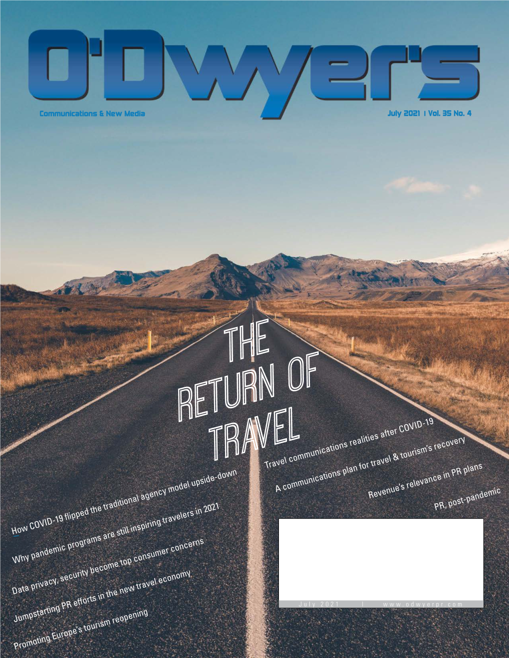 THE Return of Travel Travel Communications Realities After COVID-19