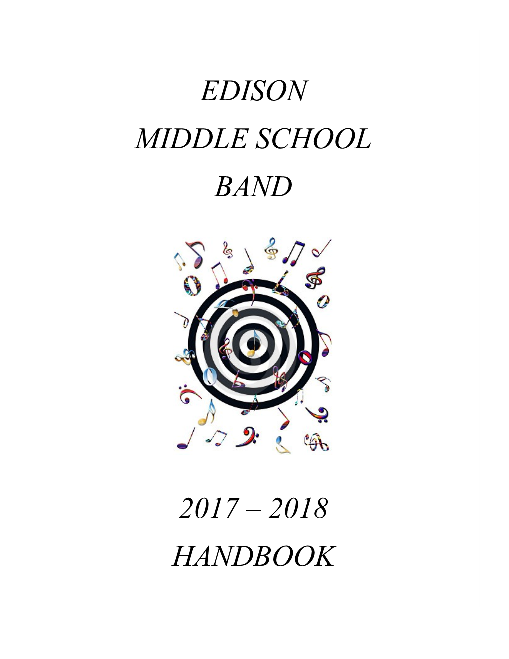 Ensembles at Edison Middle School