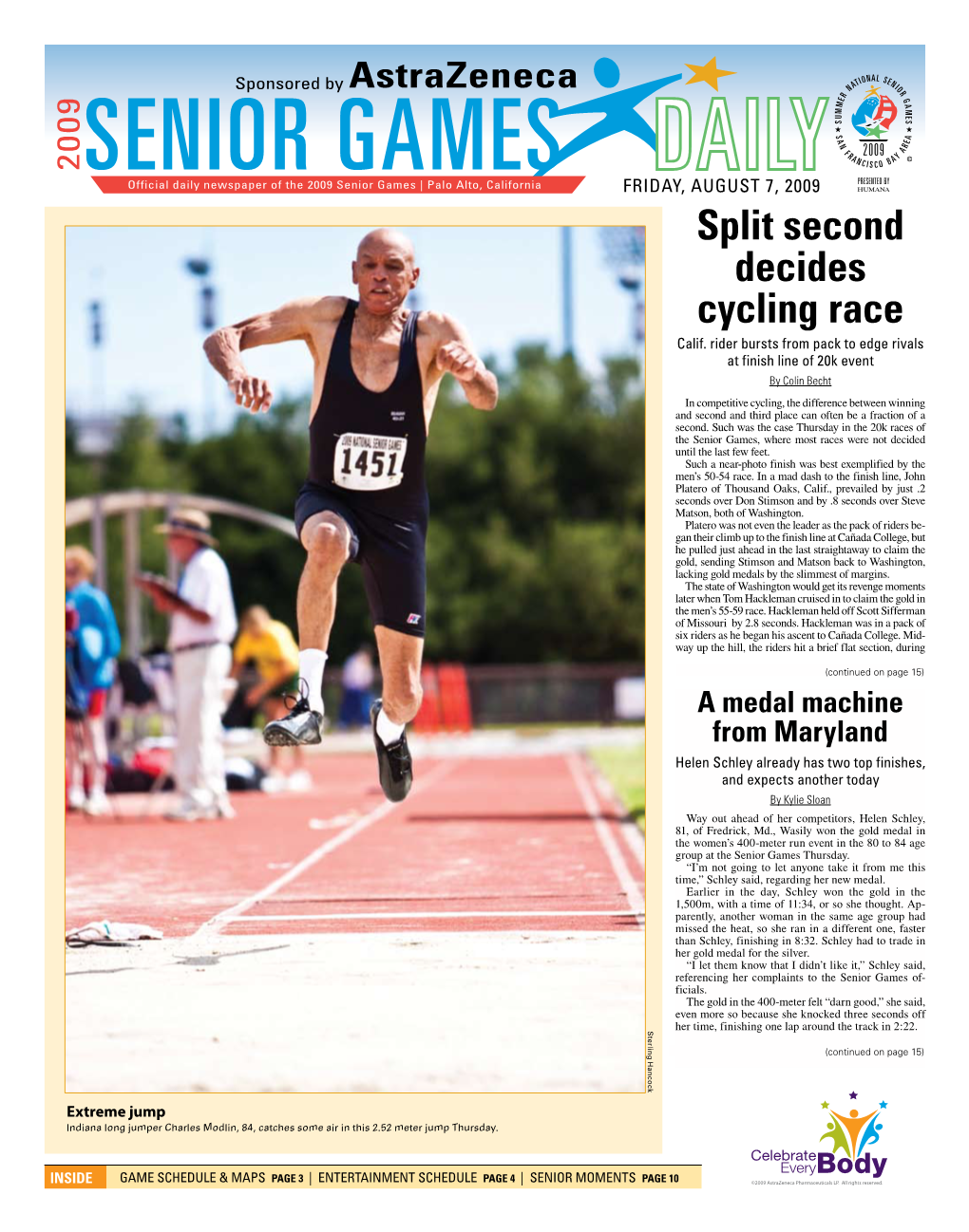 Split Second Decides Cycling Race Calif