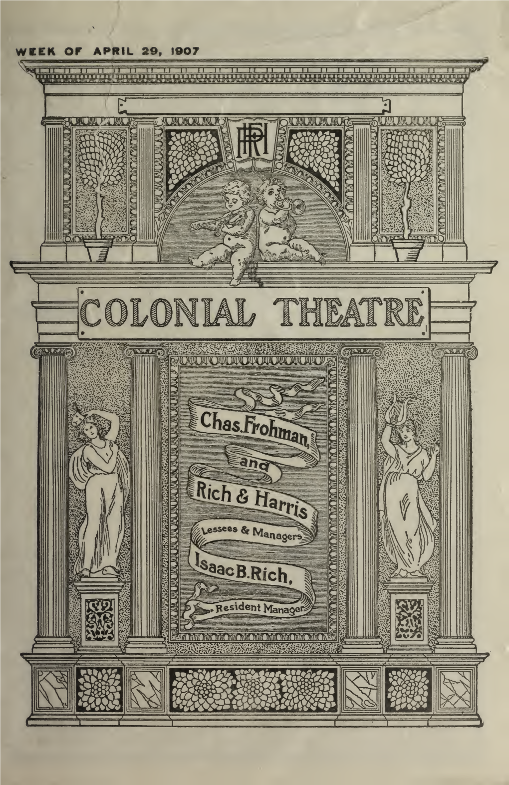 Colonial Theatre the Spring Chicken Program