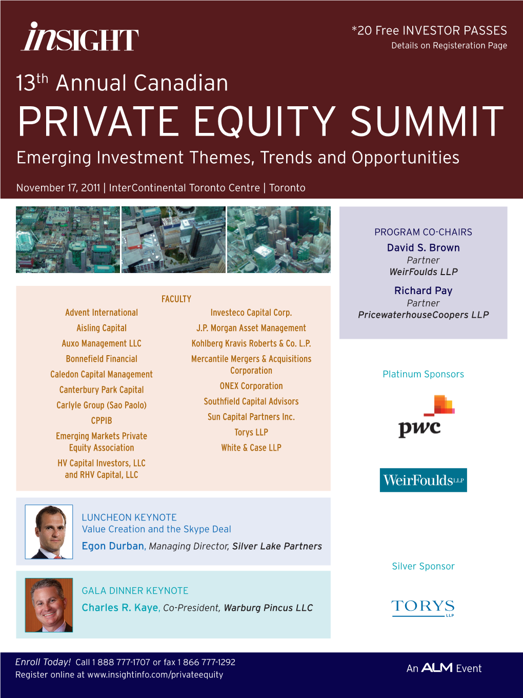 PRIVATE EQUITY Summit Emerging Investment Themes, Trends and Opportunities