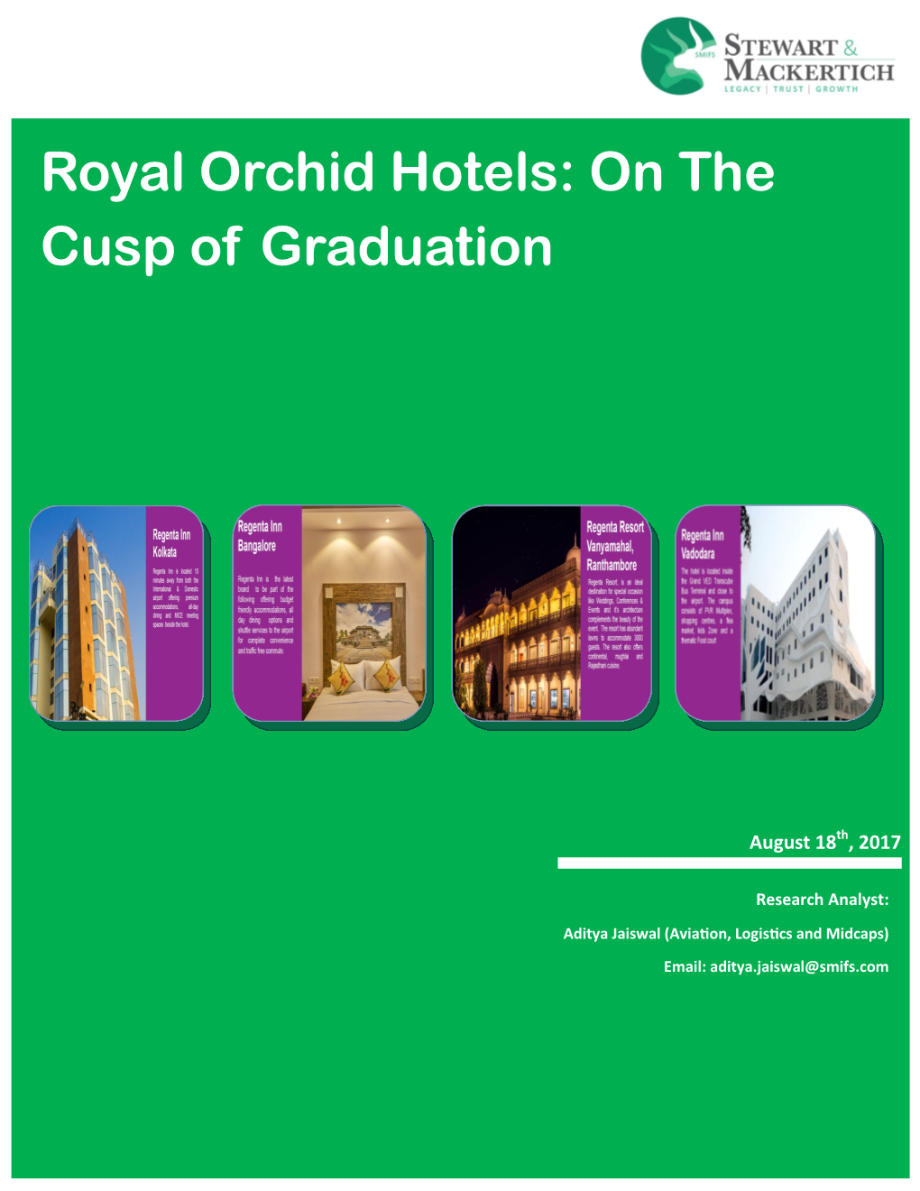 Royal Orchid Hotels: on the Cusp of Graduation