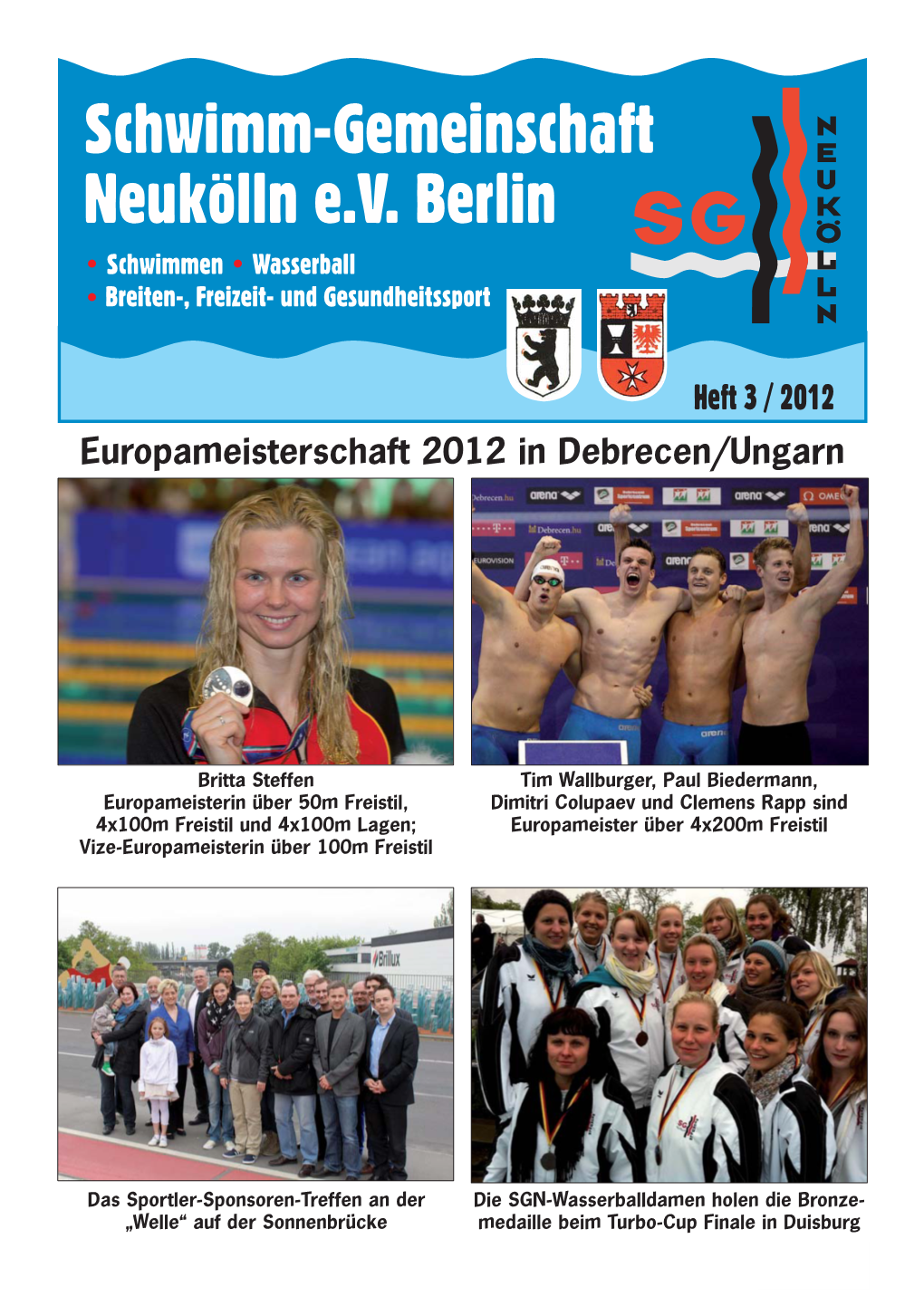 Heft 3 / 2012 Europameisterschaft 2012 in Debrecen/Ungarn