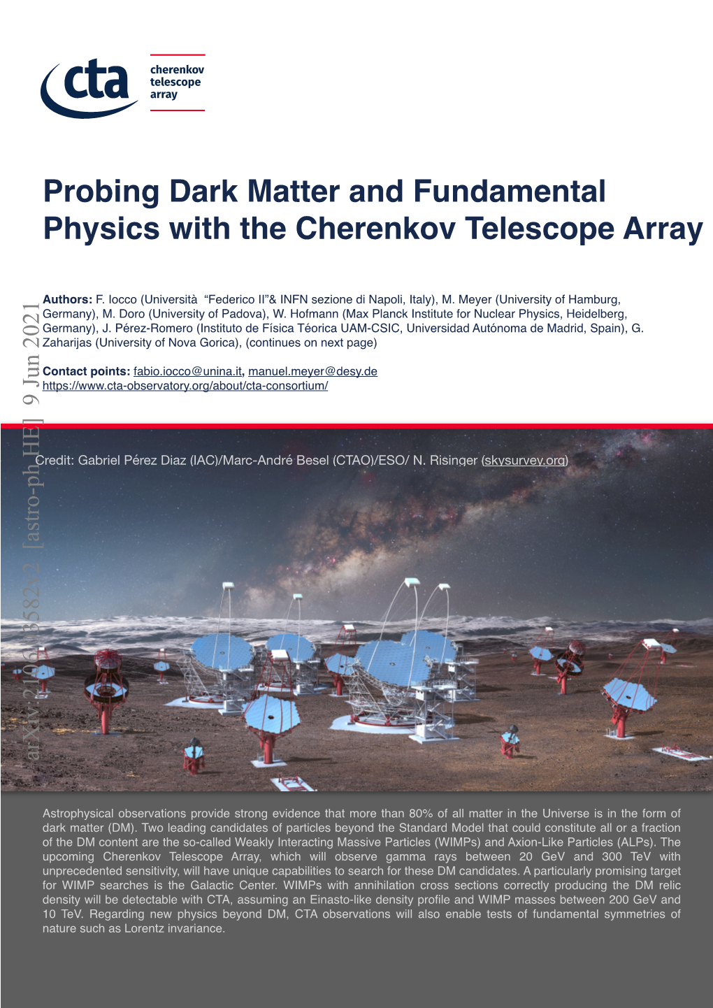 Probing Dark Matter and Fundamental Physics with the Cherenkov Telescope Array