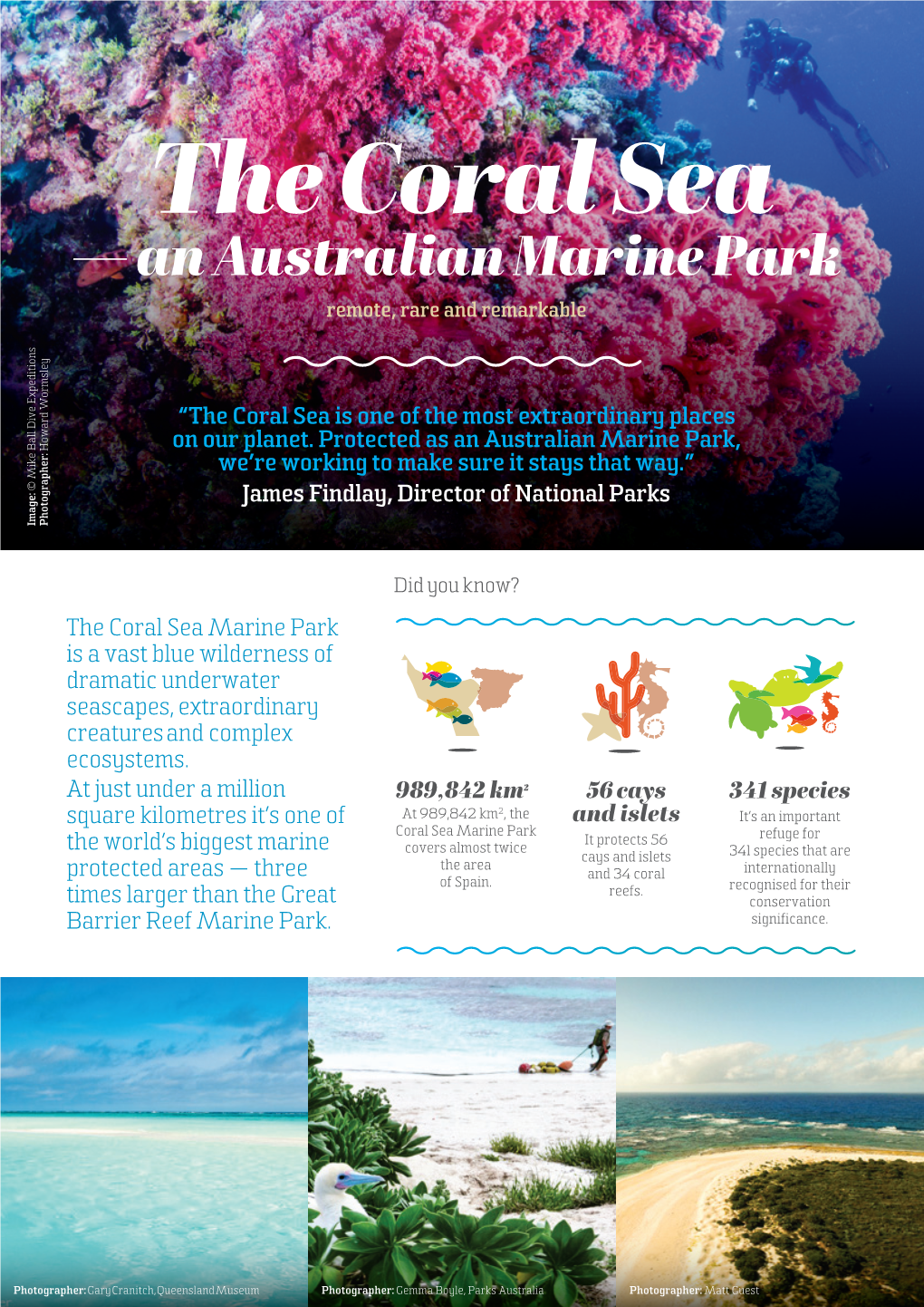 The Coral Sea — an Australian Marine Park Remote, Rare and Remarkable