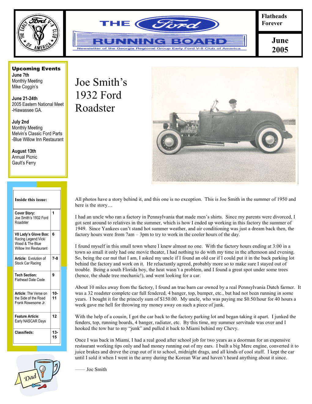 Joe Smith's 1932 Ford Roadster