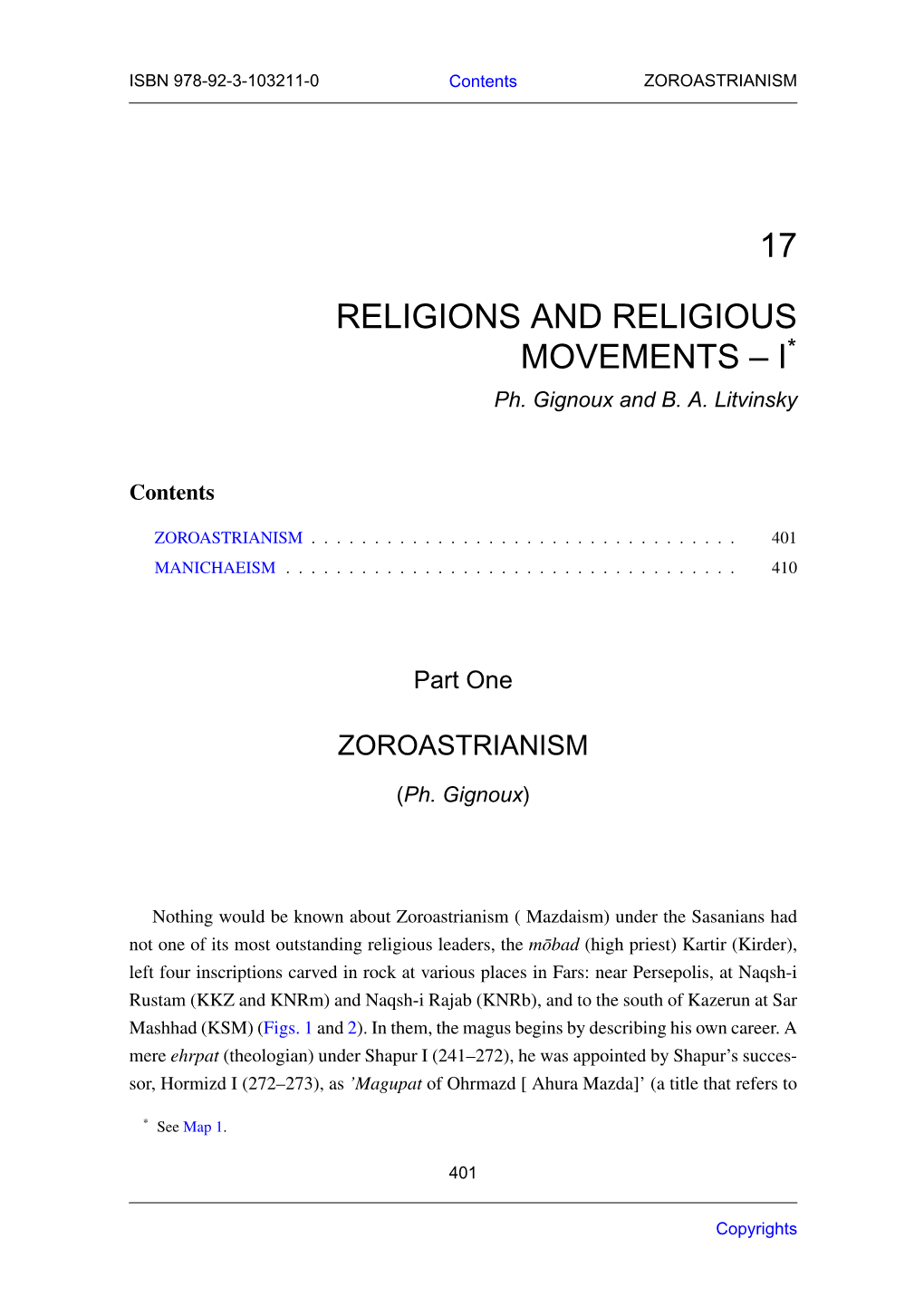 17 Religions and Religious Movements