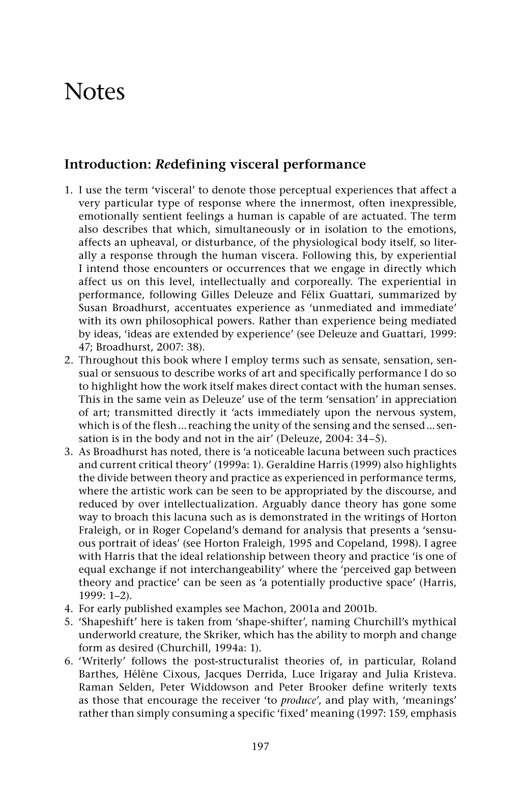 Introduction: Redefining Visceral Performance