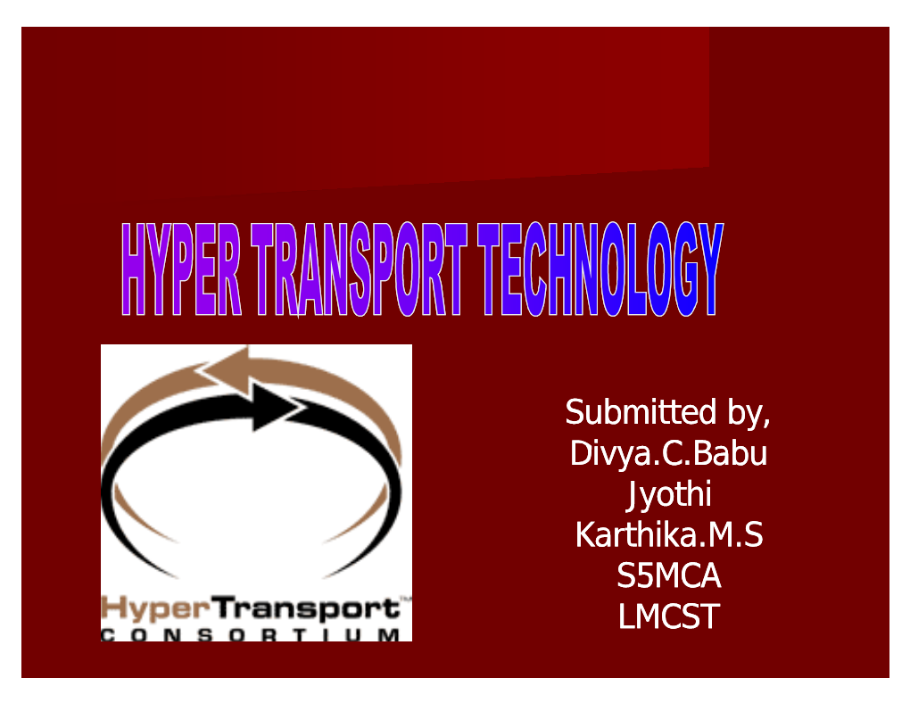 Hyper Transport TECHNOLOGY.Pdf