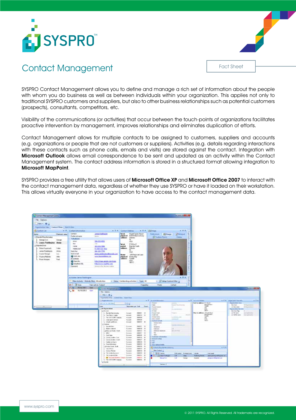 Contact Management Fact Sheet