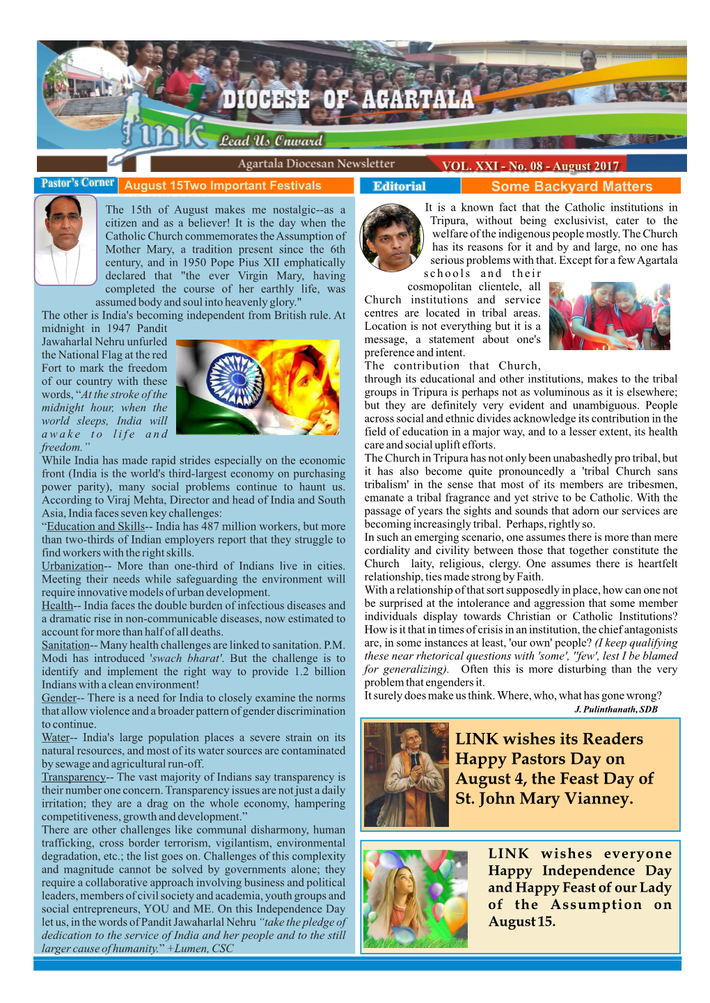 News Letter for August