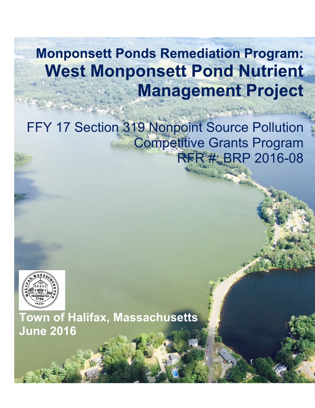 West Monponsett Pond Nutrient Management Project