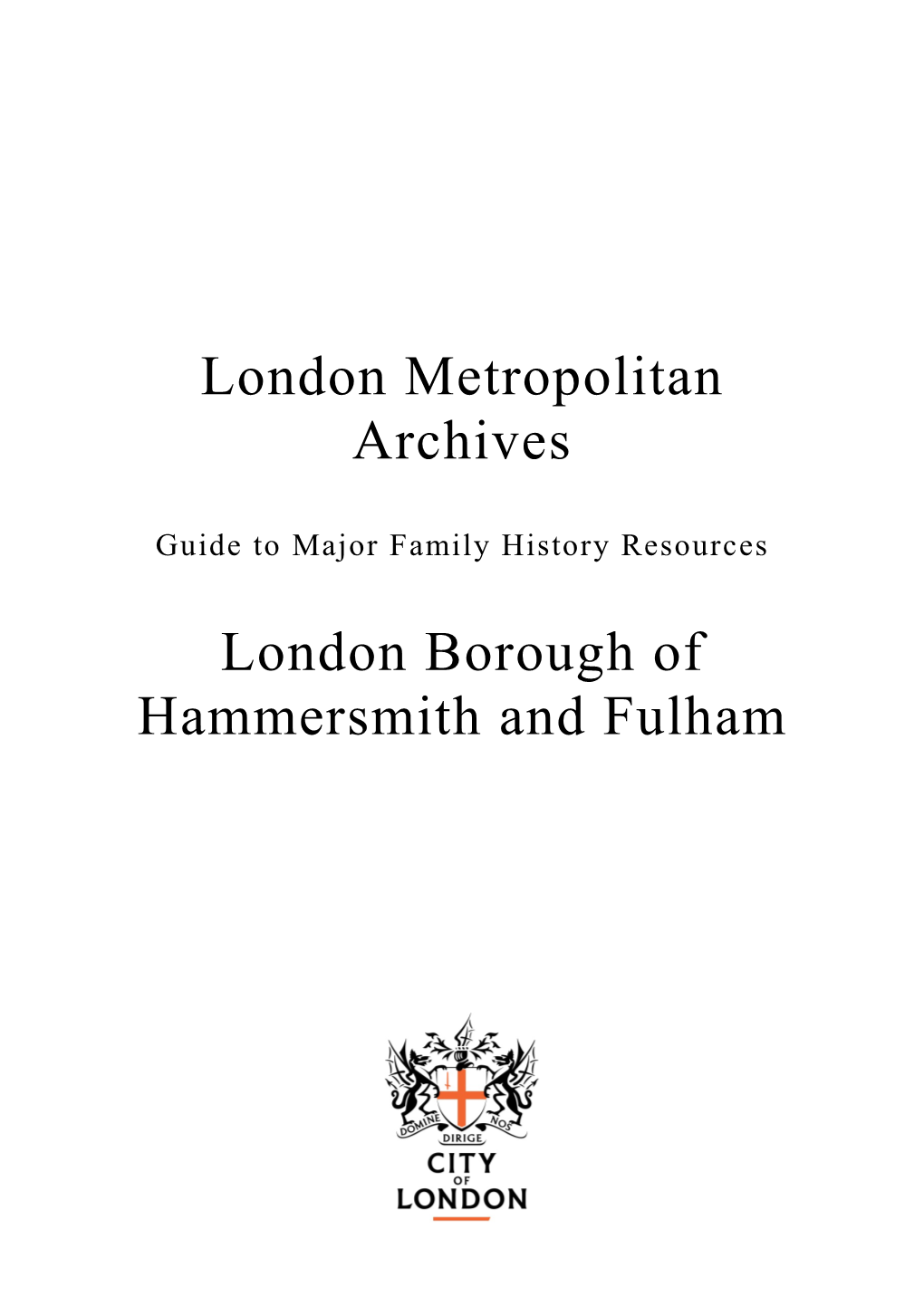 Hammersmith and Fulham