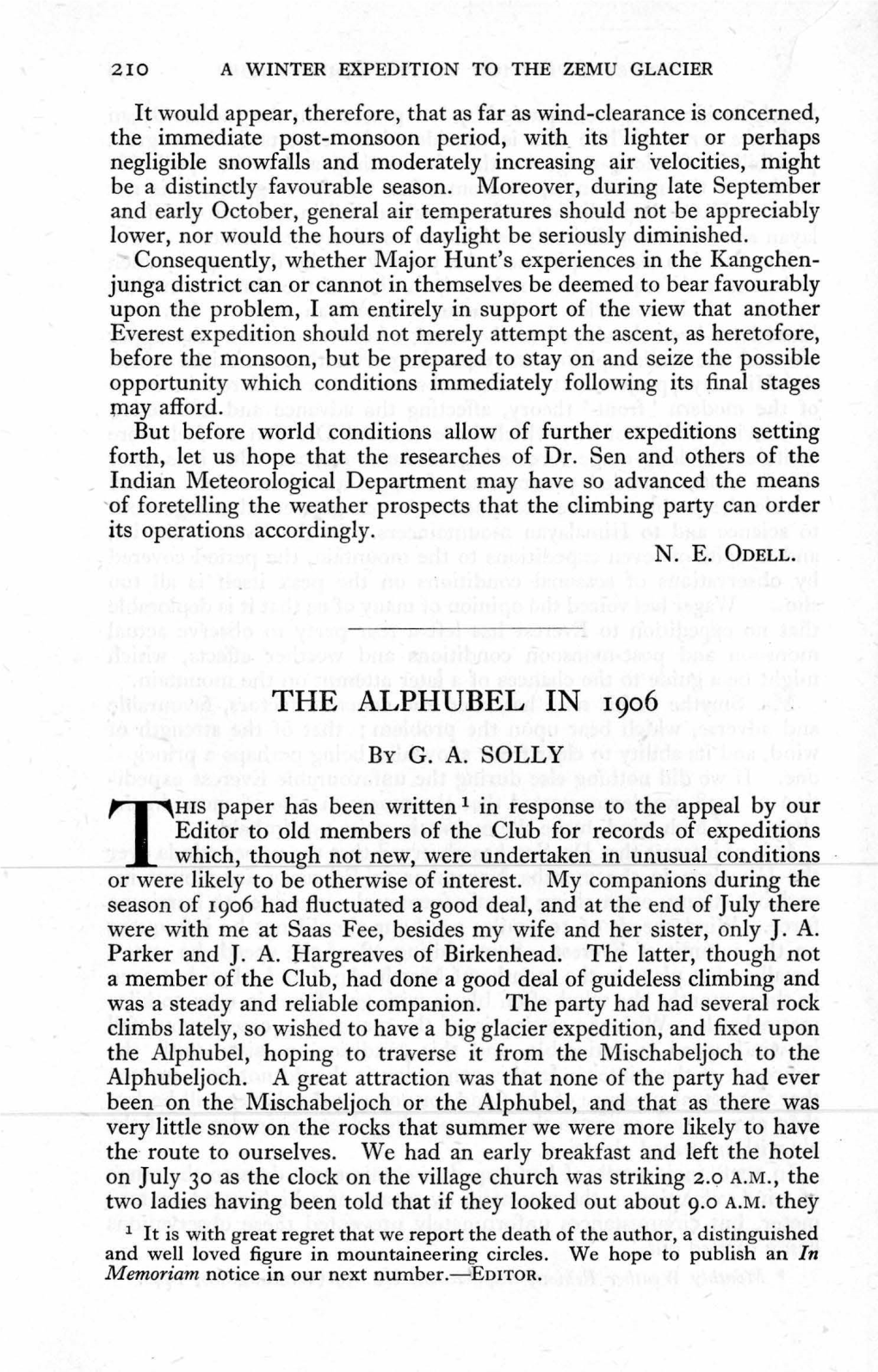 The Alphubel in 1906