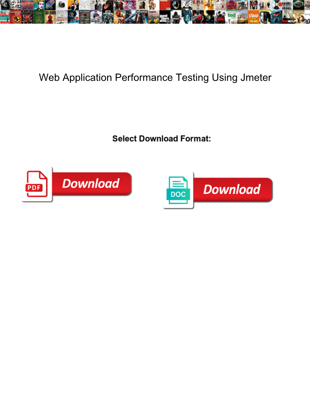 Web Application Performance Testing Using Jmeter