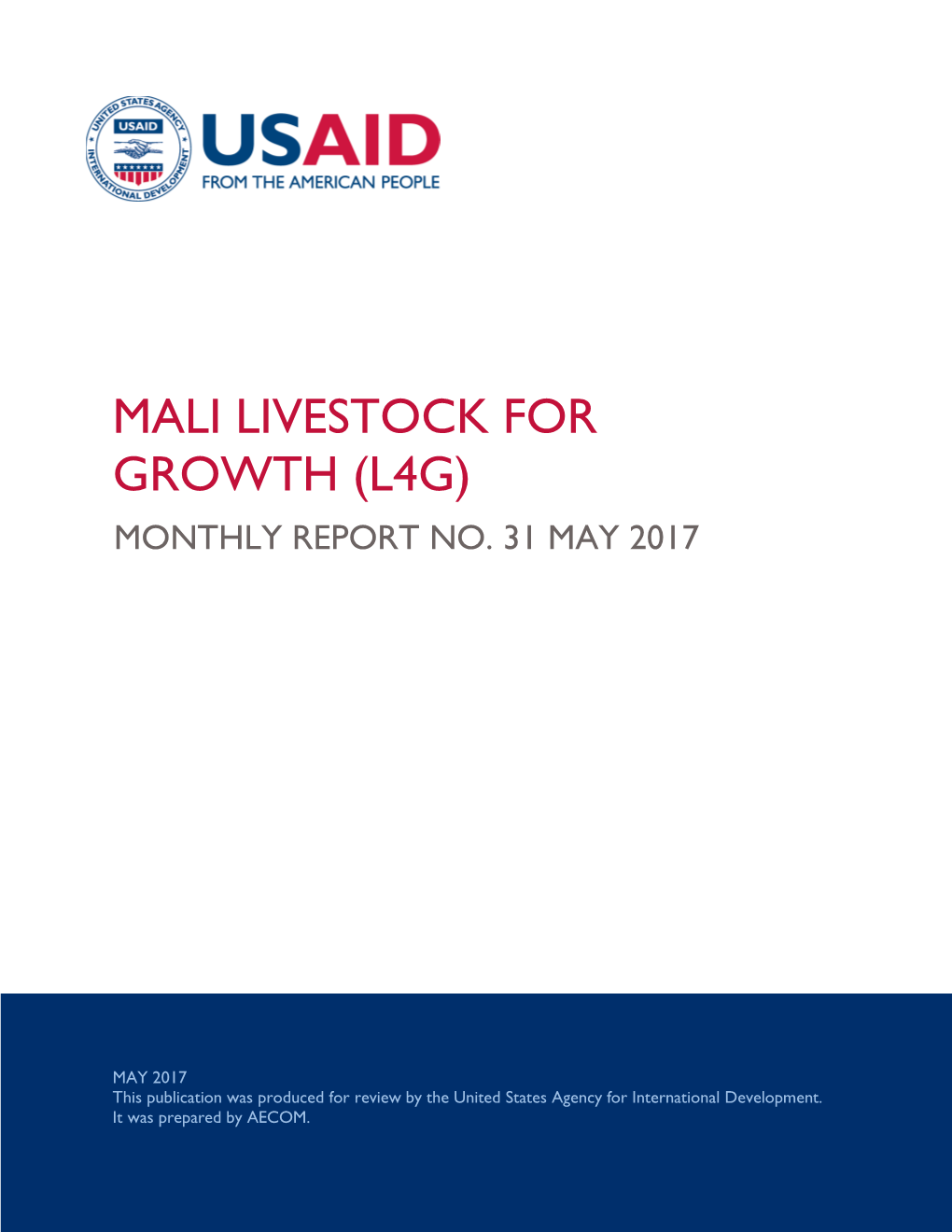 Mali Livestock for Growth (L4G) 1 I