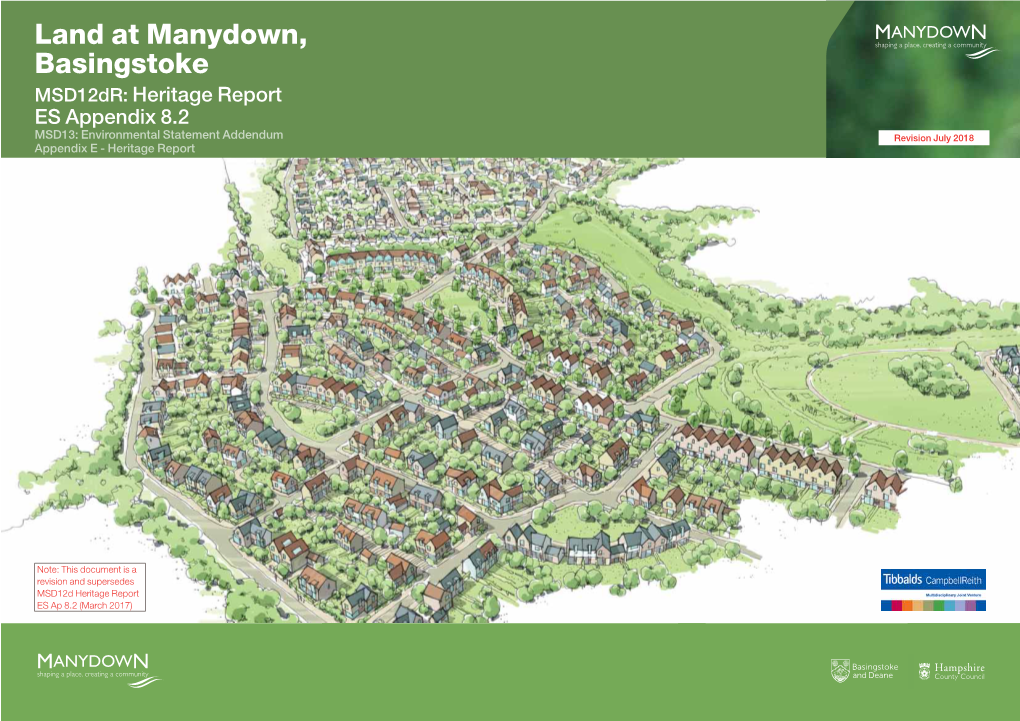 Manydown, Basingstoke Built Heritage Statement