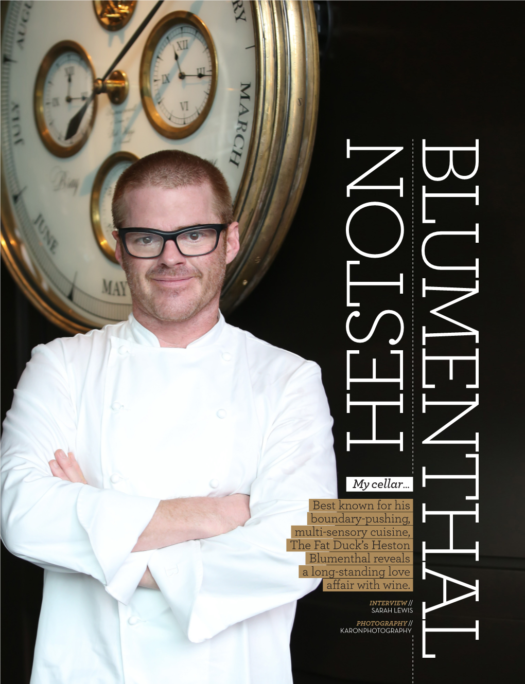 Heston Blumenthal Reveals a Long-Standing Love Affair with Wine