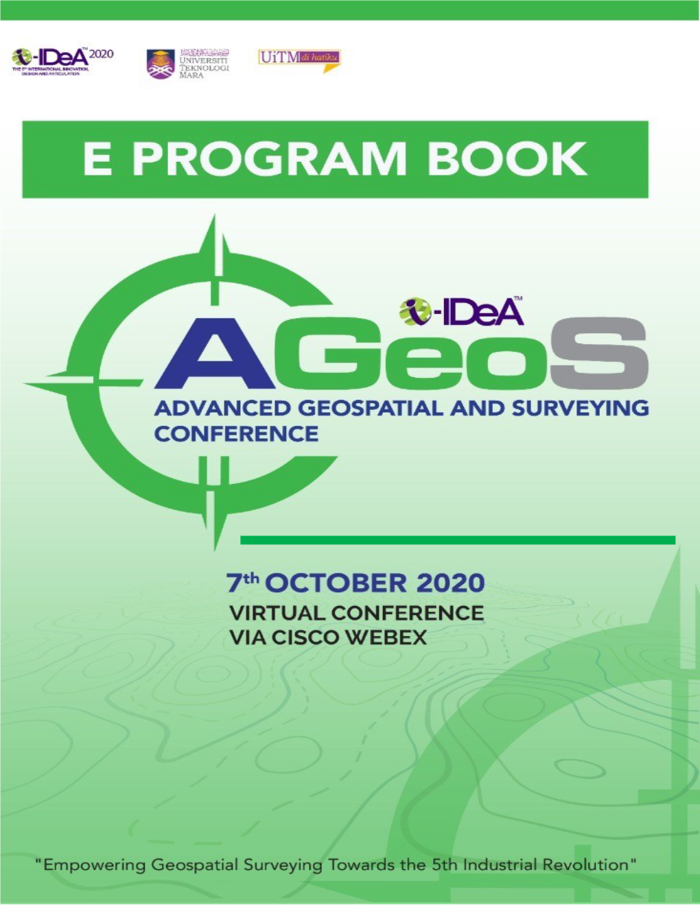 Advanced Geospatial and Surveying 2020 (Ageos2020) E-Programme Book