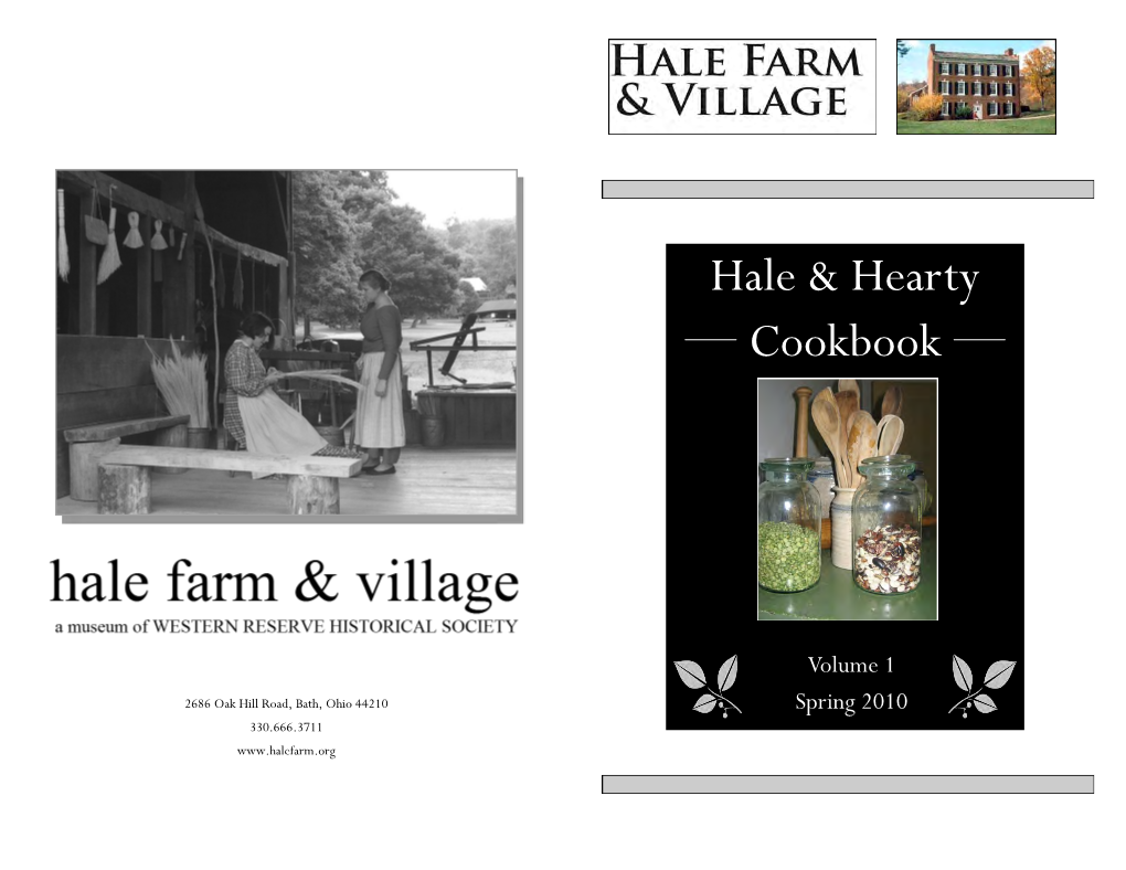 Hale & Hearty Cookbook