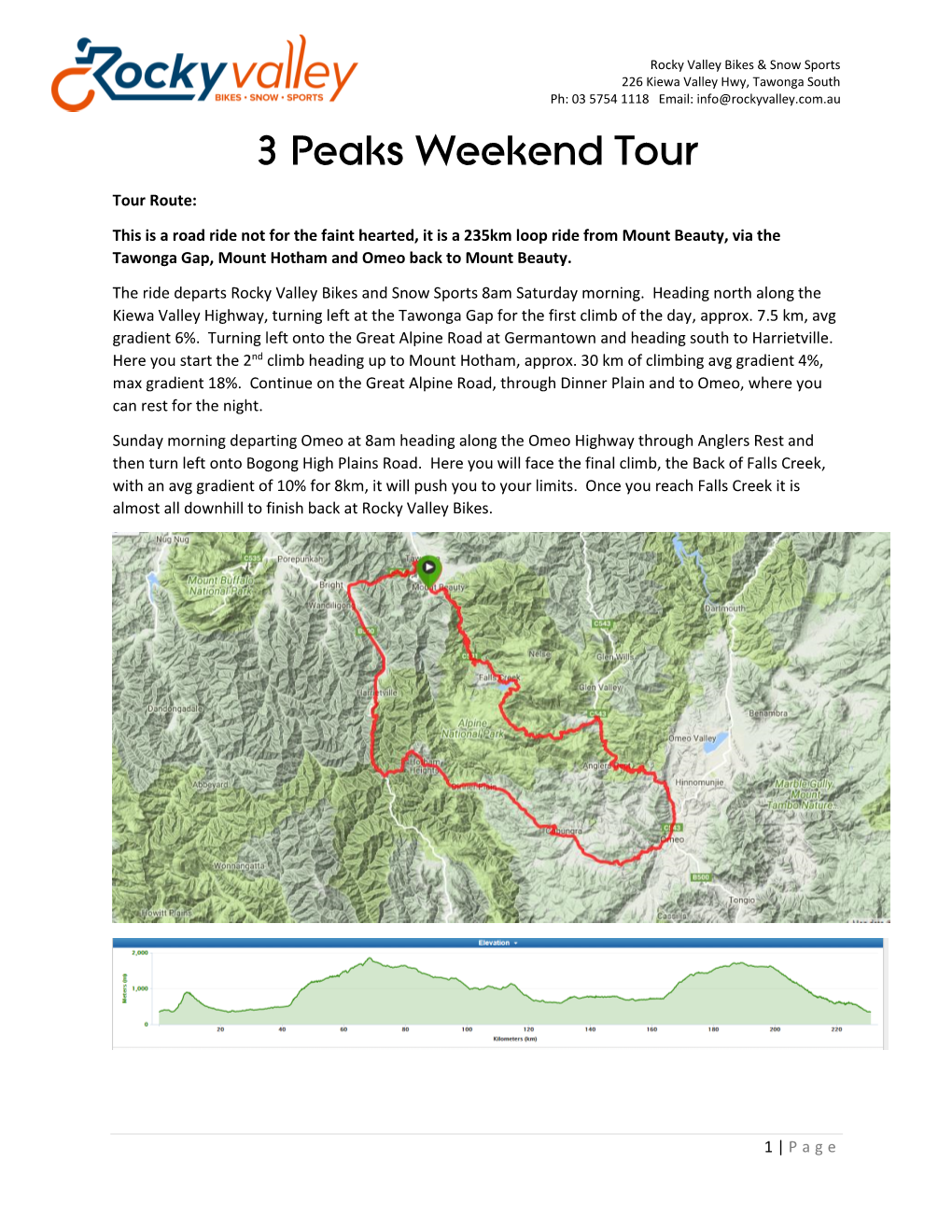 3 Peaks Weekend Tour