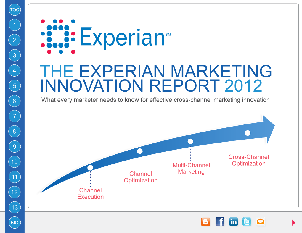 The Experian Marketing Innovation Report 2012