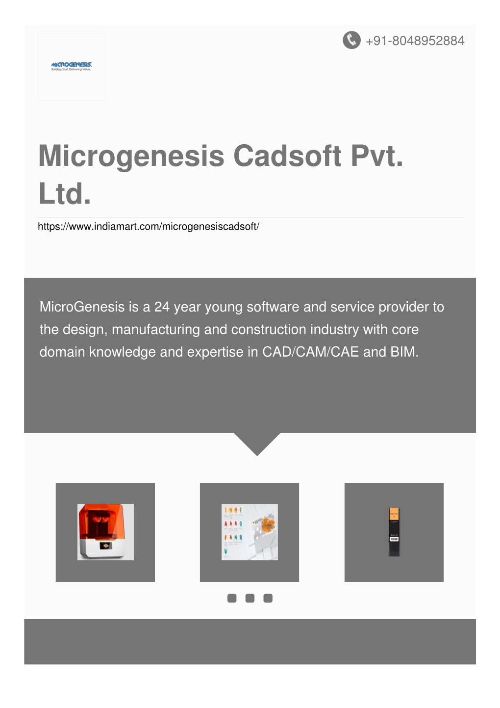 Microgenesis Cadsoft Pvt. Ltd