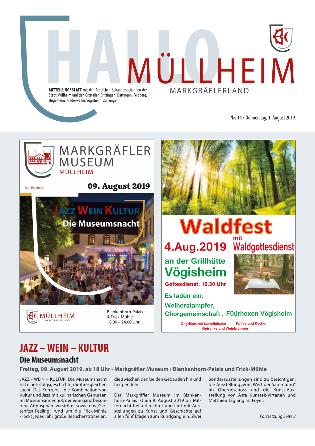 JAZZ – WEIN – KULTUR Die Museumsnacht Freitag, 09