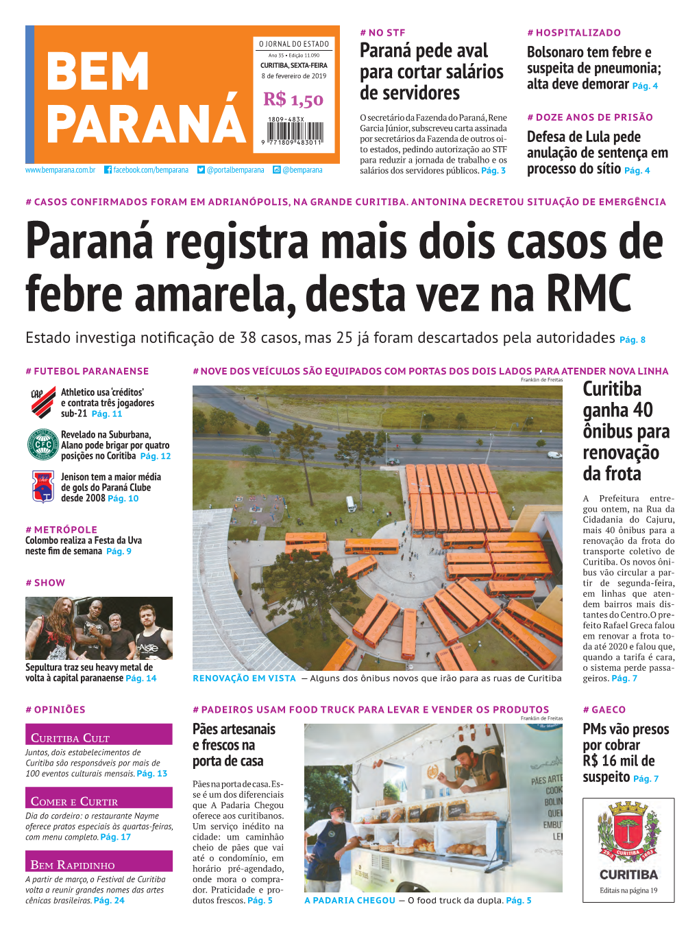 Paraná Registra Mais Dois Casos De Febre Amarela, Desta Vez Na RMC