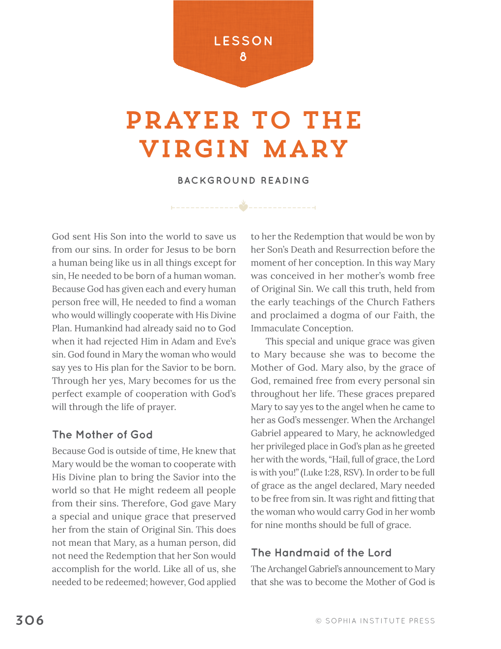 Prayer to the Virgin Mary