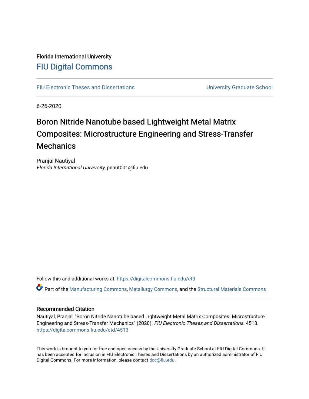 Boron Nitride Nanotube Based Lightweight Metal Matrix Composites: Microstructure Engineering and Stress-Transfer Mechanics