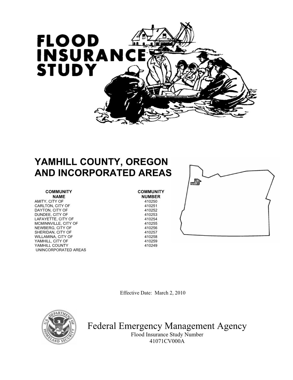 YAMHILL COUNTY, OREGON and INCORPORATED AREAS Federal