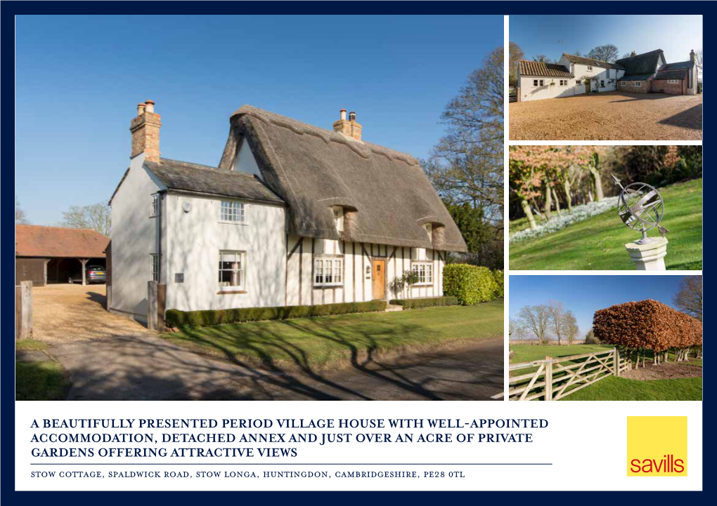 A Beautifully Presented Period Village House With