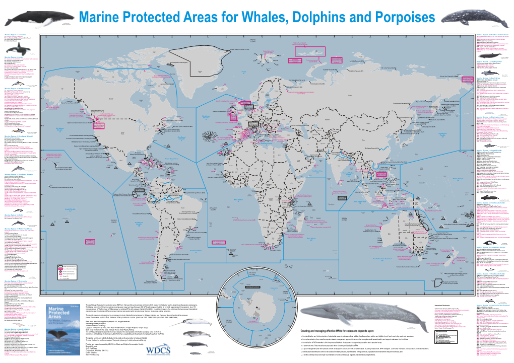 Marine Protected Areas for Whales, Dolphins and Porpoises