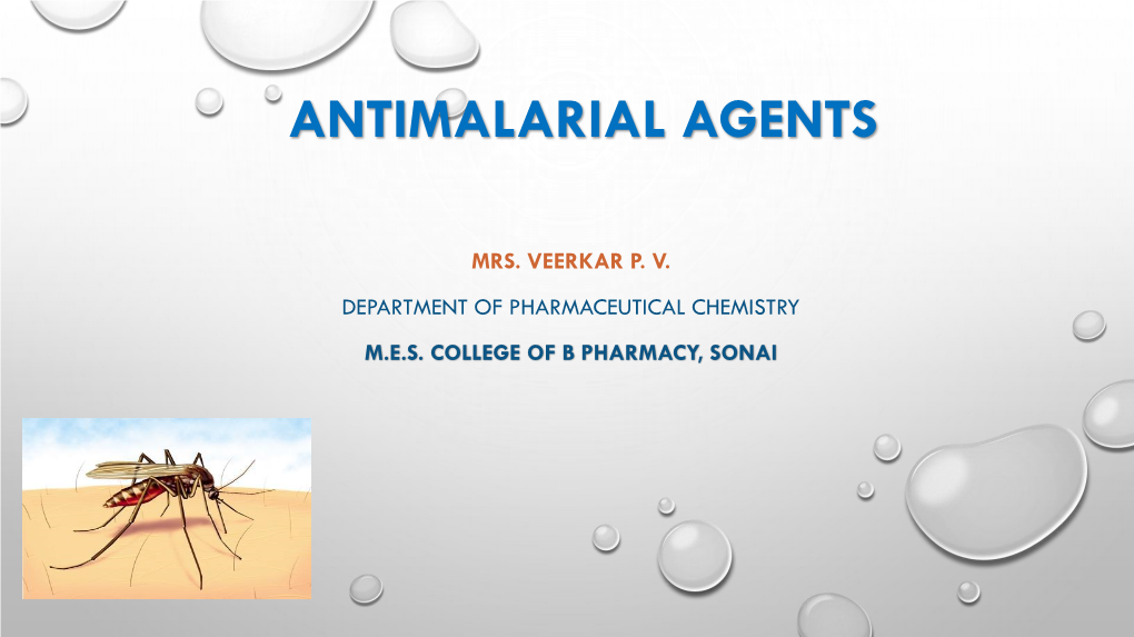 Antimalarial-Agents.Pdf