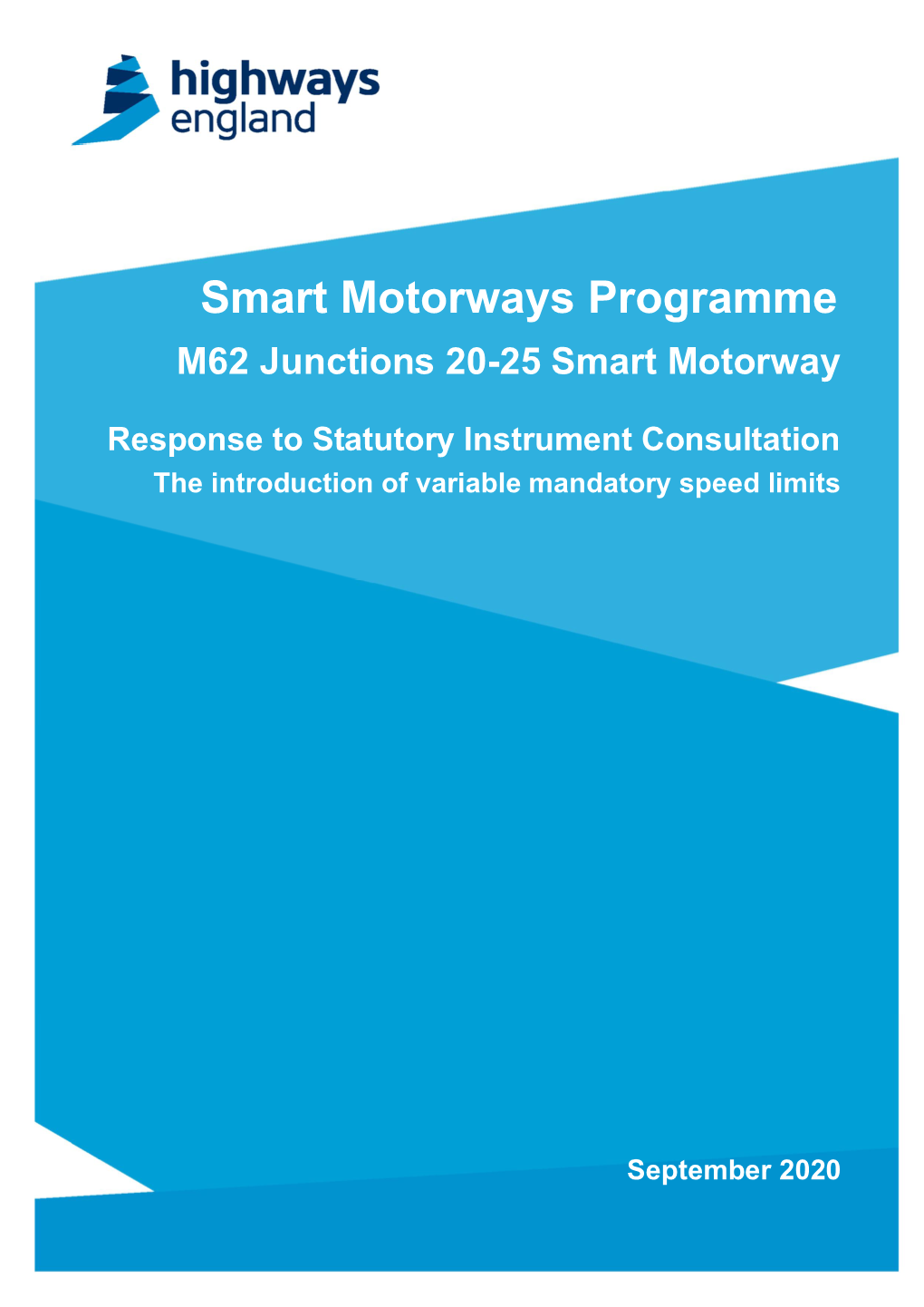 M62 Junctions 20-25 Smart Motorway