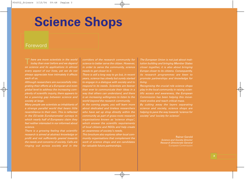 Science Shops