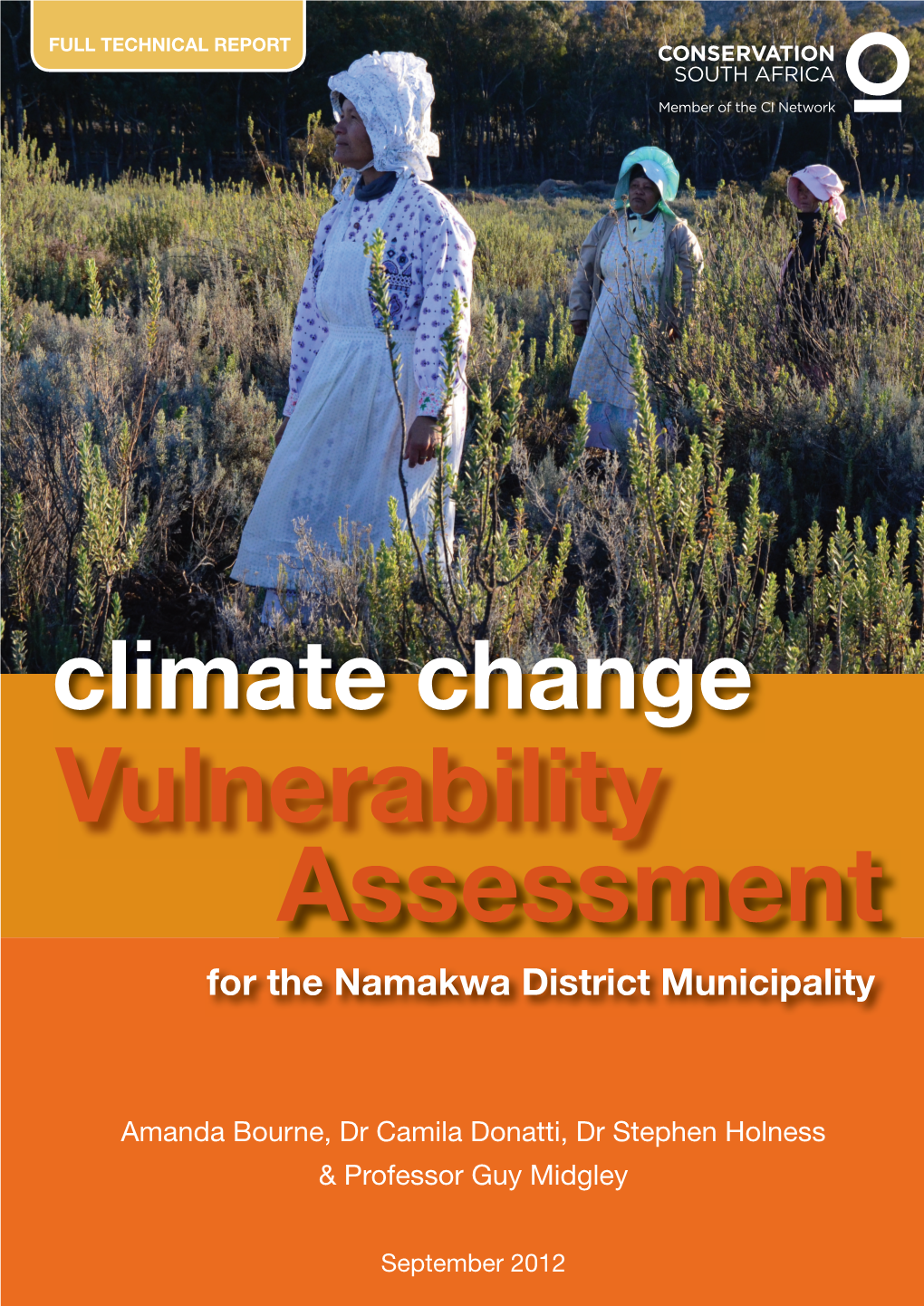 Climate Change Vulnerability Assessment for the Namakwa District Municipality, South Africa